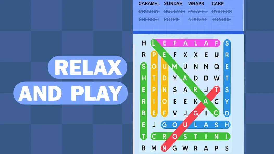 Word Search Puzzle Challenge [MOD: без рекламы и все подсказки] Screenshot 5