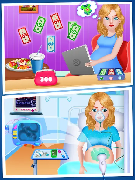 Mom Babysitting Game [MOD: безлимитные монеты и все уровни открыты] Screenshot 2