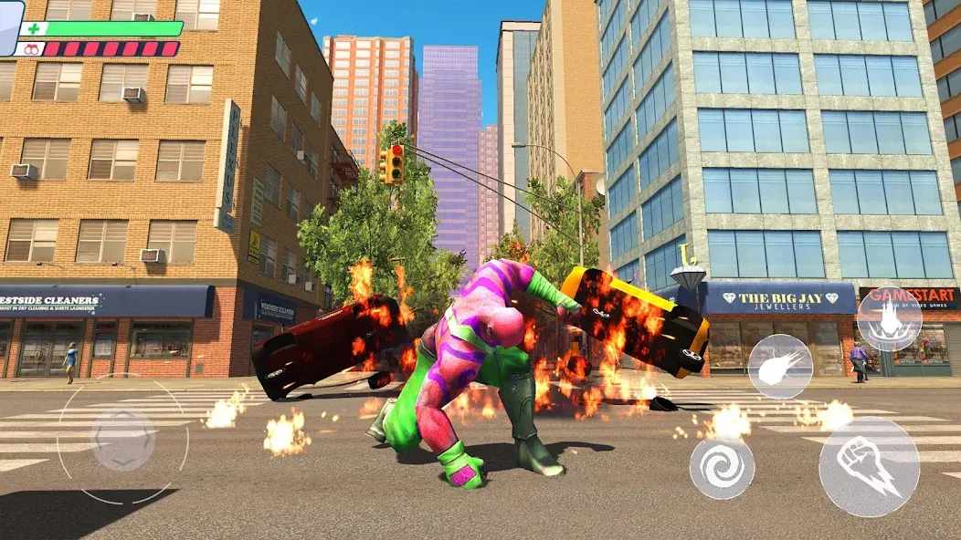 Super City Heroes:Super Battle [MOD: безлимитные деньги и супергерои] Screenshot 3