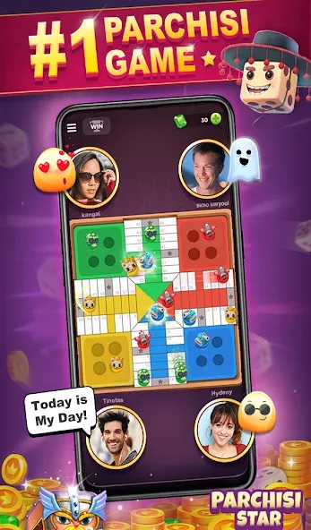 Parchisi STAR Online [MOD: без рекламы и бесконечные монеты] Screenshot 1