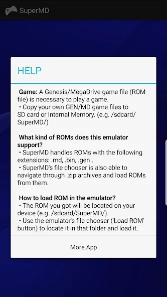 SuperMD (All in One Emulator] [MOD: все консоли разблокированы без рекламы] Screenshot 2