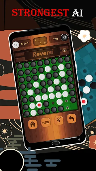 Reversi - Classic Reversi Game [MOD: безлимитные подсказки и отмена ходов] Screenshot 3
