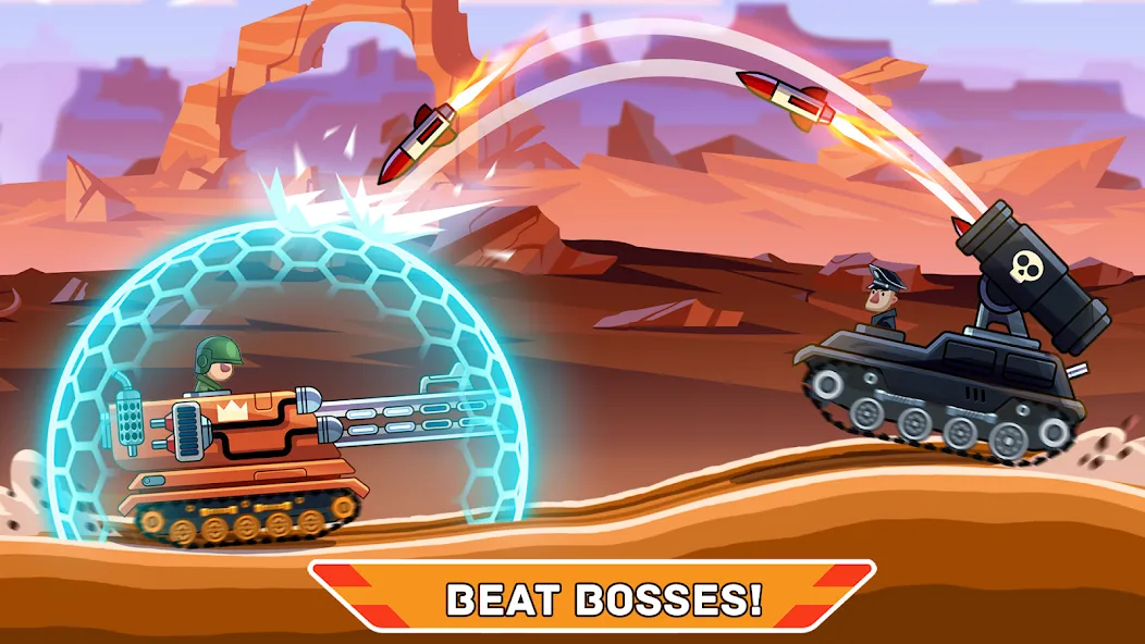 Hills of Steel [MOD: безлимитные деньги и топливо] Screenshot 2