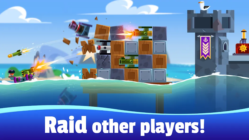 Oceans of Steel [MOD: безлимитные ресурсы и мощное оружие] Screenshot 4