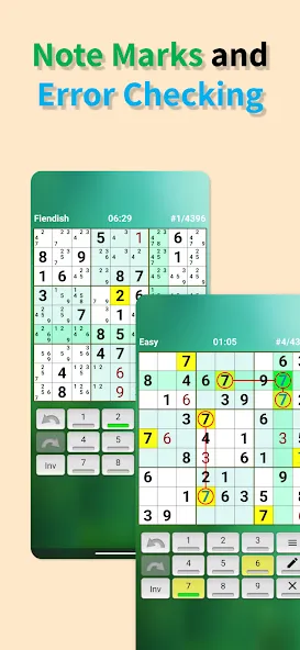 Sudoku offline [MOD: без рекламы и все уровни открыты] Screenshot 4