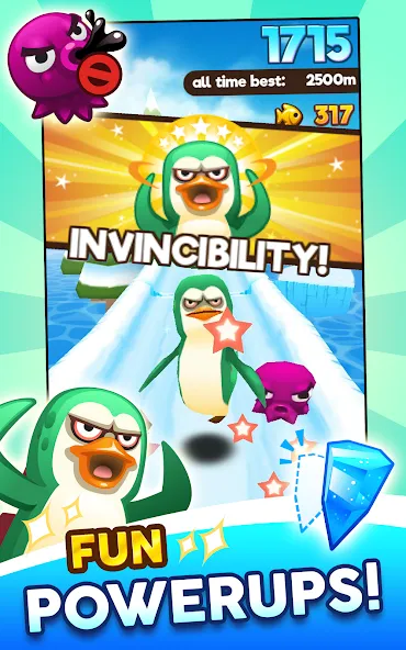 Super Penguins [MOD: безлимитные монеты и жизни] Screenshot 4