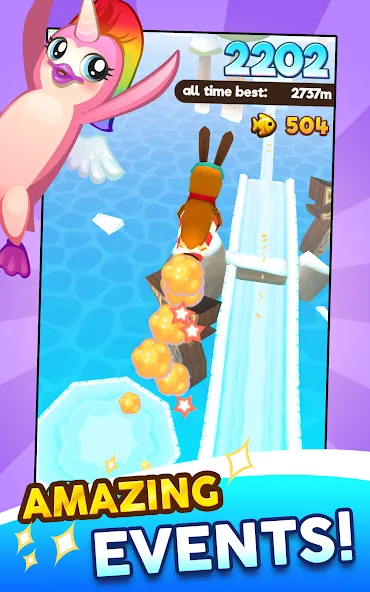 Super Penguins [MOD: безлимитные монеты и жизни] Screenshot 5