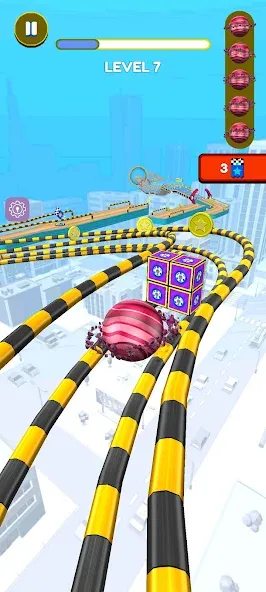 Rolling Balls 3D [MOD: безлимитные деньги и все уровни открыты] Screenshot 1