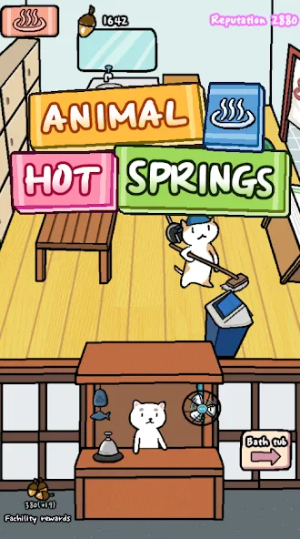 Animal Hot Springs [MOD: безлимитные деньги и ресурсы] Screenshot 1
