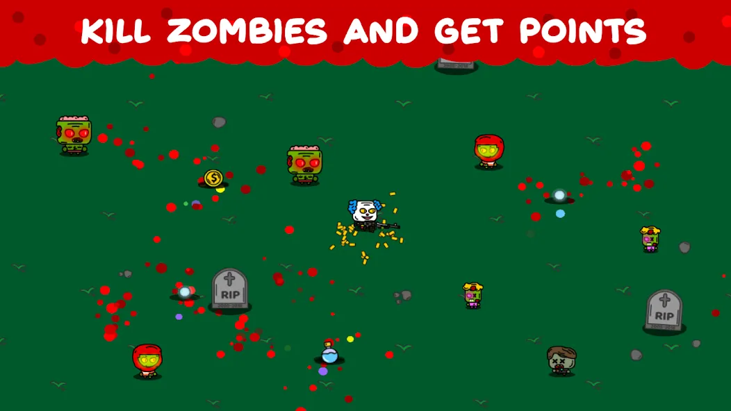 Zombie Loop - Shooter survival [MOD: безлимитные патроны и здоровье] Screenshot 1