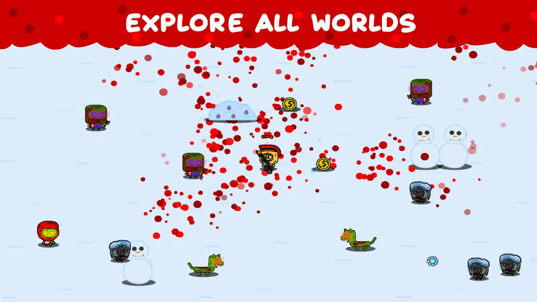 Zombie Loop - Shooter survival [MOD: безлимитные патроны и здоровье] Screenshot 2