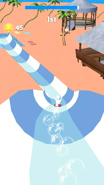 Waterpark Super Slide [MOD: безлимитные деньги и все горки открыты] Screenshot 5