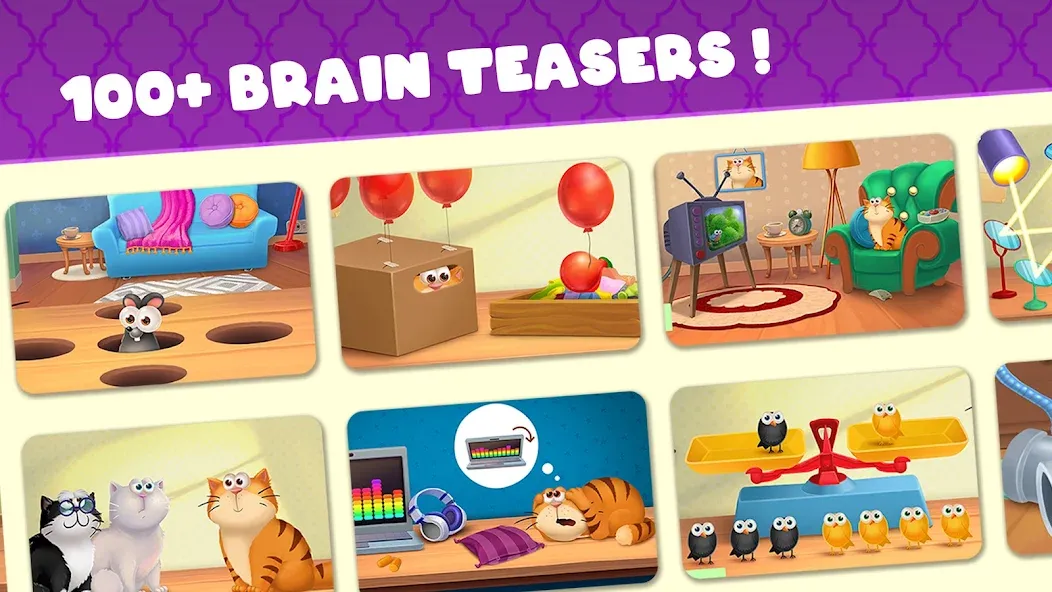 Brain quiz: Tricky puzzle [MOD: безлимитные подсказки и открыты все уровни] Screenshot 1