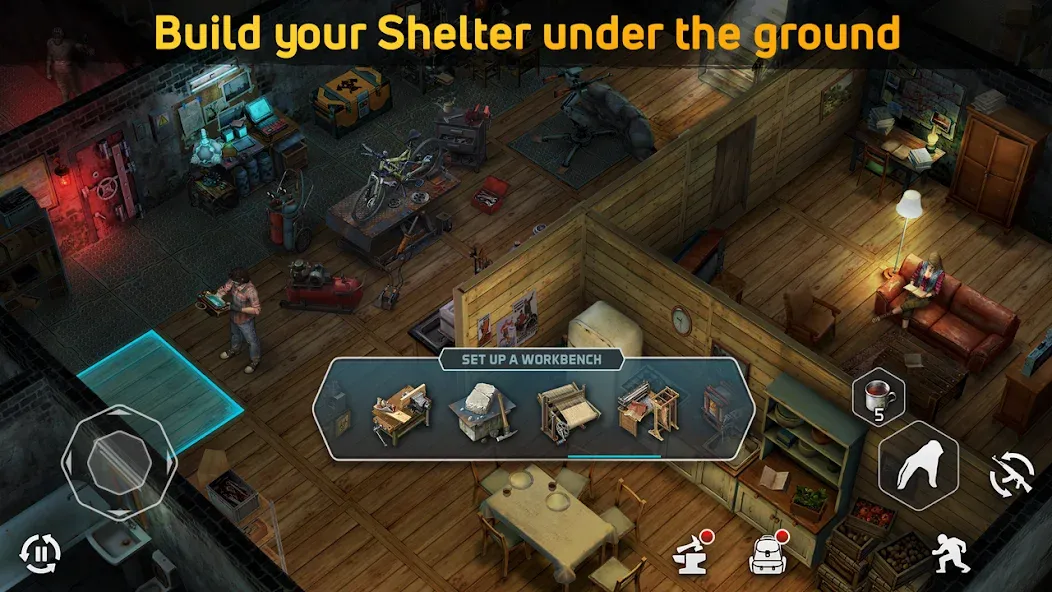 Dawn of Zombies: Survival Game [MOD: безлимитные ресурсы и оружие] Screenshot 4