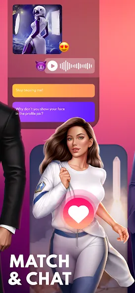 Love Sparks: Dating Sim [MOD: безлимитные деньги и энергия] Screenshot 2