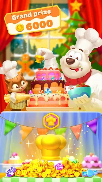 Sweet Candy Match: Puzzle Game [MOD: безлимитные ходы и подсказки] Screenshot 4
