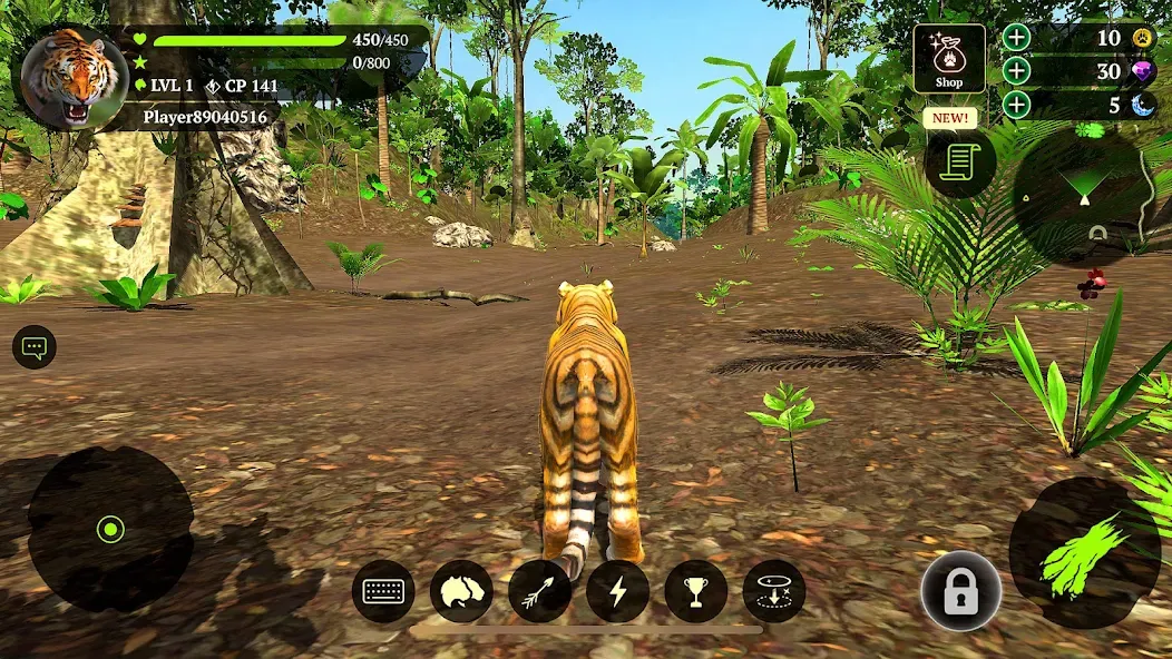 The Tiger [MOD: безграничная энергия и усиленные способности] Screenshot 1