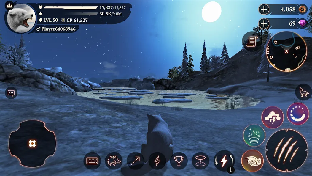 The Wolf [MOD: бесконечные ресурсы и улучшения] Screenshot 2