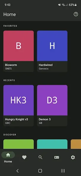 Lemuroid [MOD: эмулятор ретро-игр без ограничений] Screenshot 1