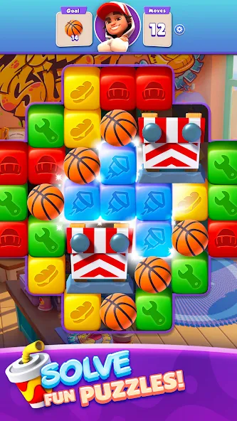 Subway Surfers Blast [MOD: безлимитные монеты и энергия] Screenshot 4