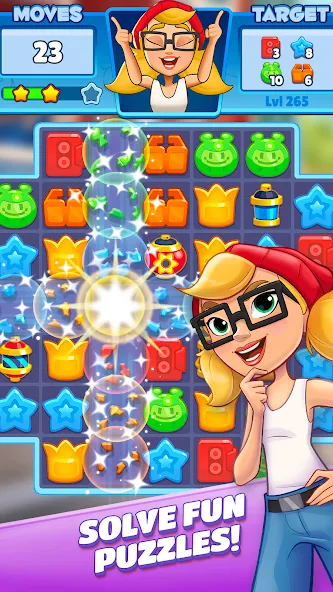 Subway Surfers Match [MOD: безлимитные монеты и бустеры] Screenshot 1