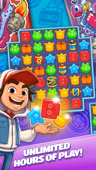 Subway Surfers Match [MOD: безлимитные монеты и бустеры] Screenshot 5