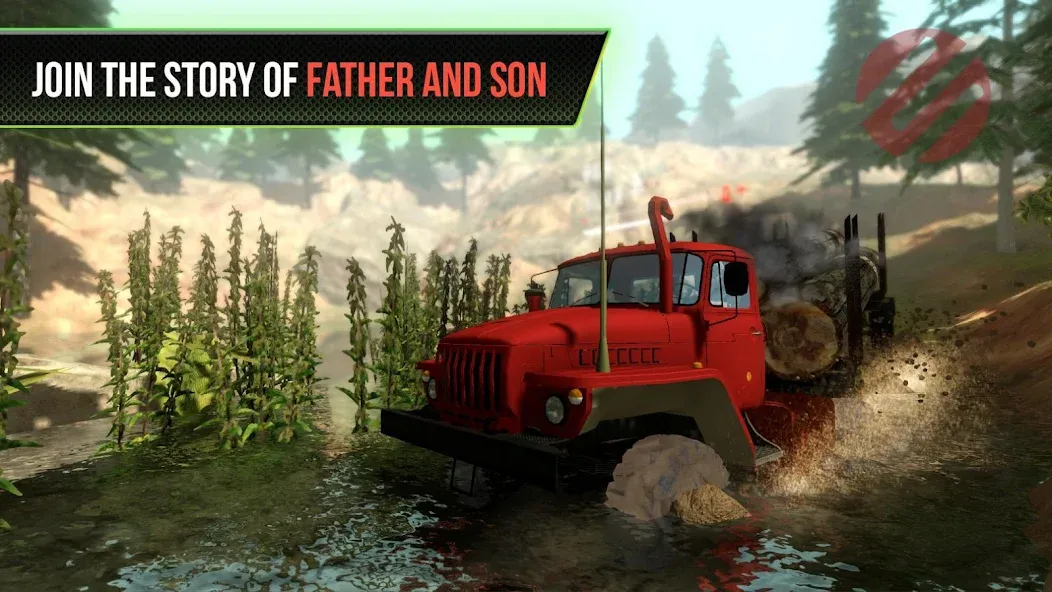 Truck Simulator OffRoad 4 [MOD: безлимитные деньги и топливо] Screenshot 1