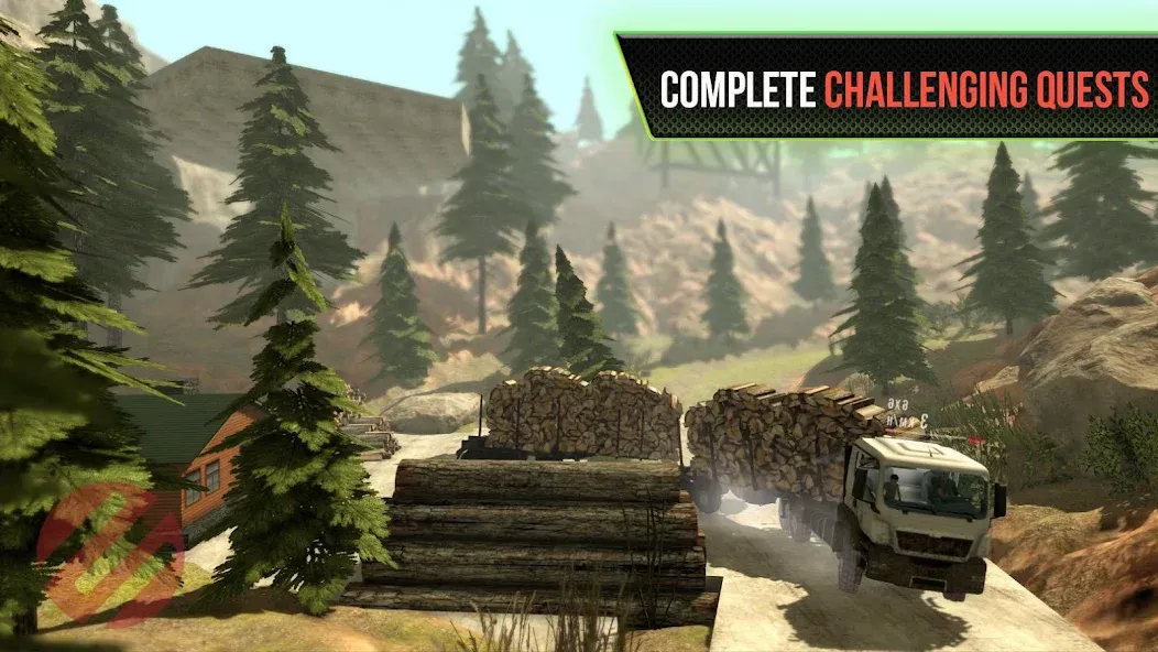 Truck Simulator OffRoad 4 [MOD: безлимитные деньги и топливо] Screenshot 4
