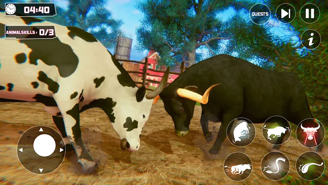 Scary Cow Simulator Rampage [MOD: безлимитные деньги и яростный режим] Screenshot 4