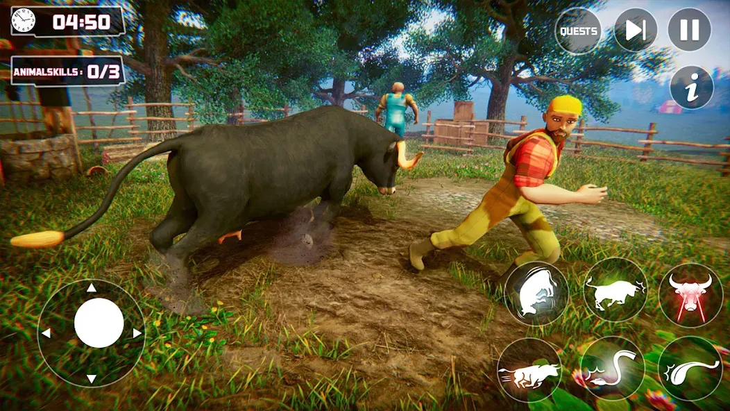 Scary Cow Simulator Rampage [MOD: безлимитные деньги и яростный режим] Screenshot 5