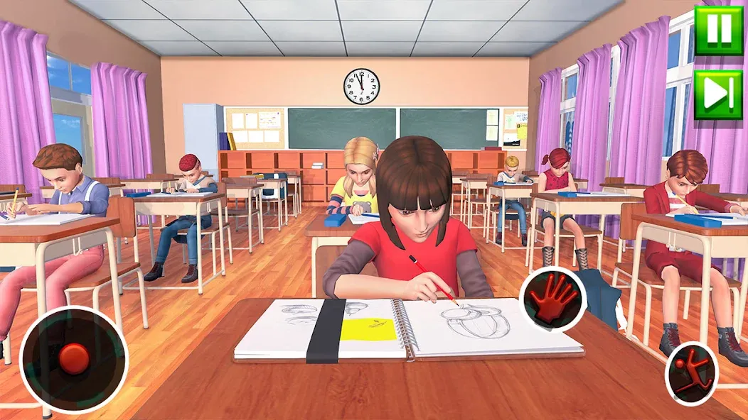 High School Teacher Sim Games [MOD: безлимитные деньги и всё открыто] Screenshot 1