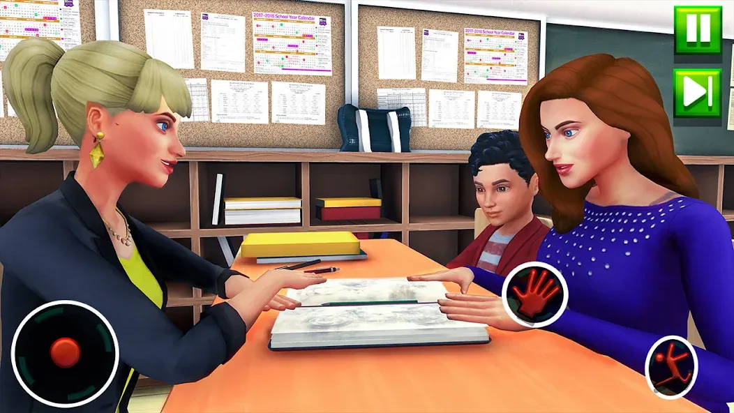 High School Teacher Sim Games [MOD: безлимитные деньги и всё открыто] Screenshot 3