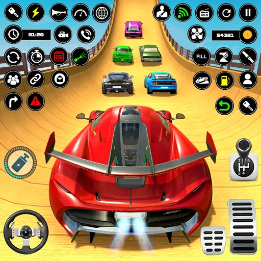 Crazy Ramp Car Stunt Master 3D [MOD: безлимитные деньги и все машины открыты] Screenshot 3