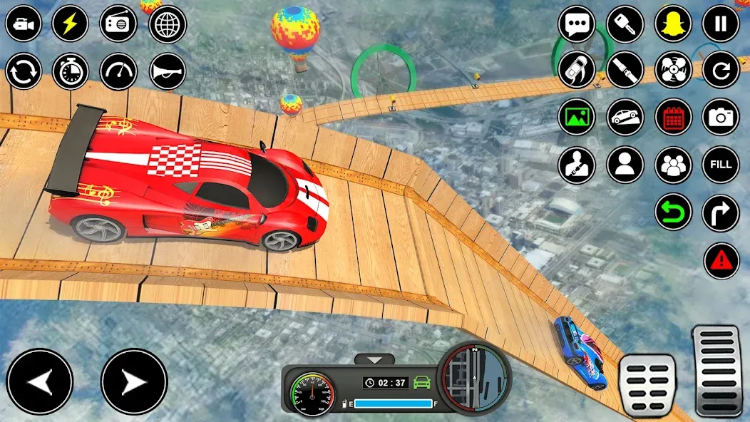 Crazy Ramp Car Stunt Master 3D [MOD: безлимитные деньги и все машины открыты] Screenshot 5