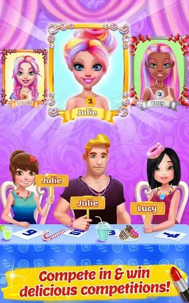 Candy Makeup Beauty Game [MOD: безлимитные деньги и макияж открыт] Screenshot 4