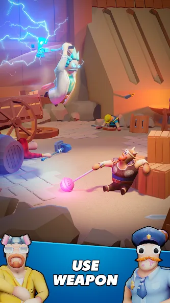 Gang Battle Party: Animals 3D [MOD: безлимитные деньги и персонажи] Screenshot 2