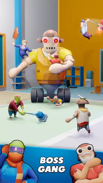 Gang Battle Party: Animals 3D [MOD: безлимитные деньги и персонажи] Screenshot 3