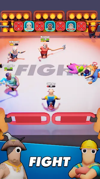 Gang Battle Party: Animals 3D [MOD: безлимитные деньги и персонажи] Screenshot 4