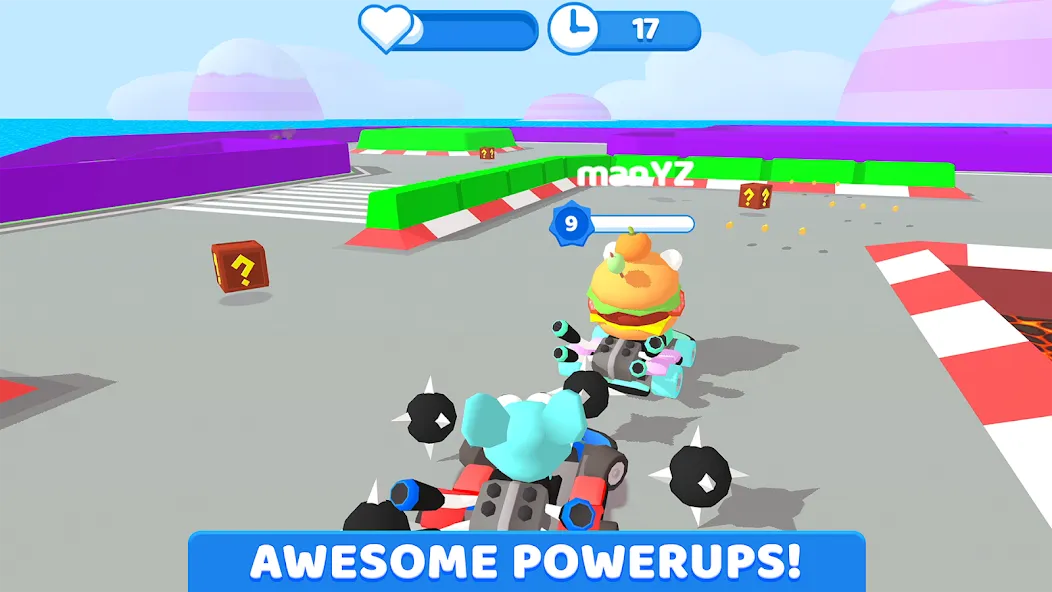 SmashKarts.io [MOD: безлимитные монеты и турбоускорение] Screenshot 2