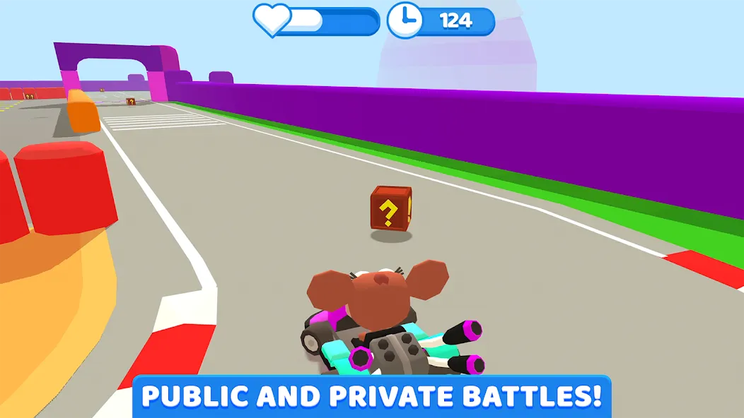 SmashKarts.io [MOD: безлимитные монеты и турбоускорение] Screenshot 4
