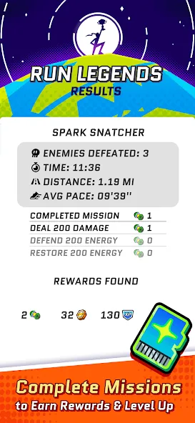 Run Legends: Make fitness fun! [MOD: все тренировки разблокированы] Screenshot 3