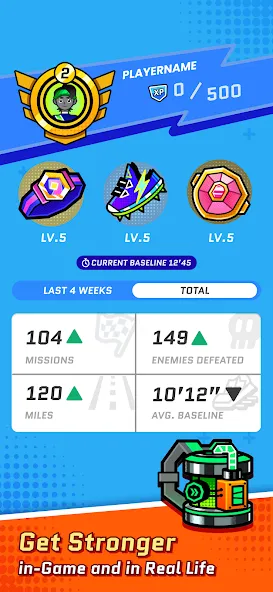 Run Legends: Make fitness fun! [MOD: все тренировки разблокированы] Screenshot 4