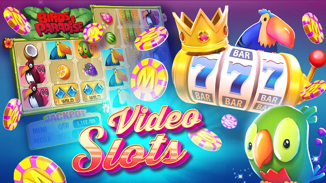 MundiGames: Bingo Slots Casino [MOD: безлимитные монеты и бесплатные вращения] Screenshot 3
