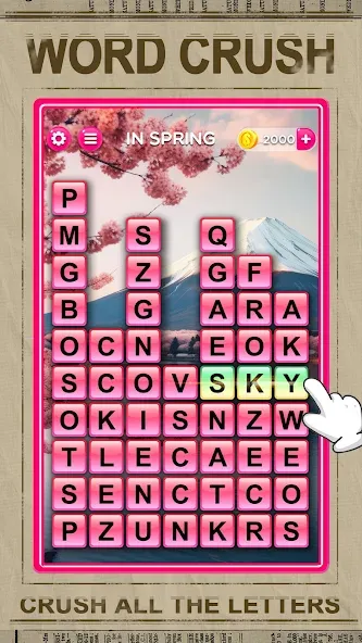 Word Crush - Fun Puzzle Game [MOD: без рекламы и все уровни открыты] Screenshot 5