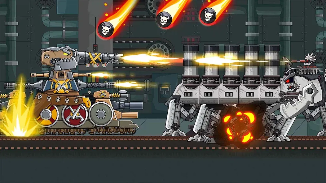 Tank Arena Steel Battle [MOD: много денег и мощная броня] Screenshot 1