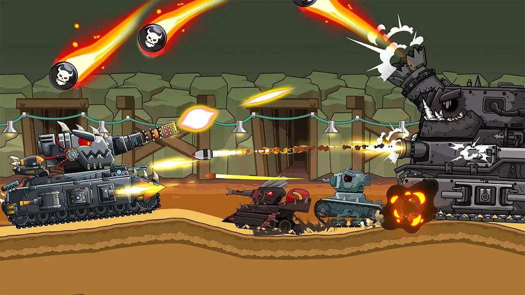 Tank Arena Steel Battle [MOD: много денег и мощная броня] Screenshot 2