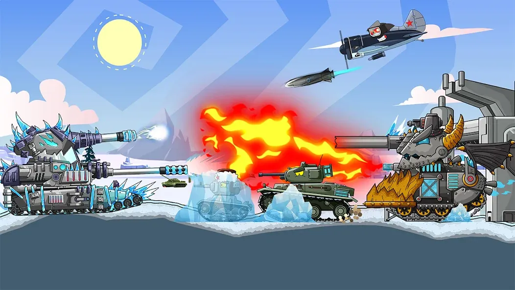 Tank Arena Steel Battle [MOD: много денег и мощная броня] Screenshot 5