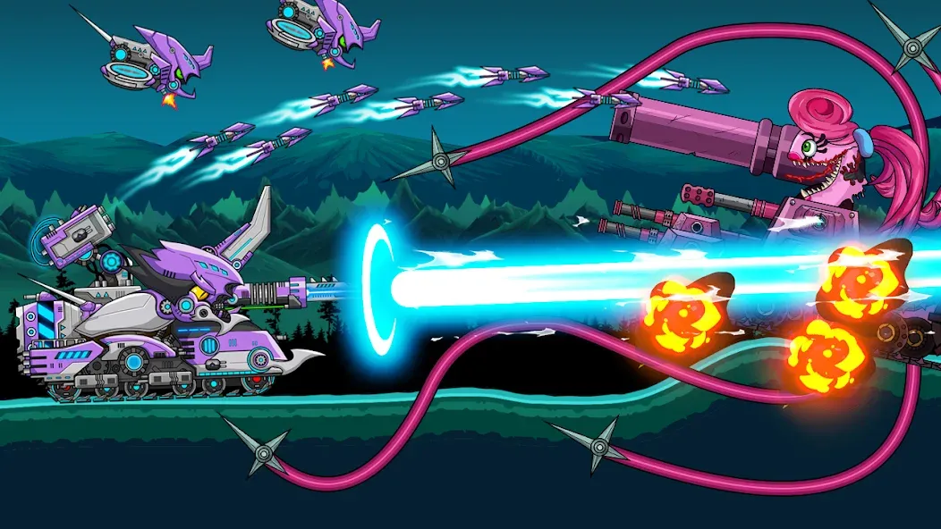 Tank Combat: War Battle [MOD: безлимитные деньги и мощные танки] Screenshot 2
