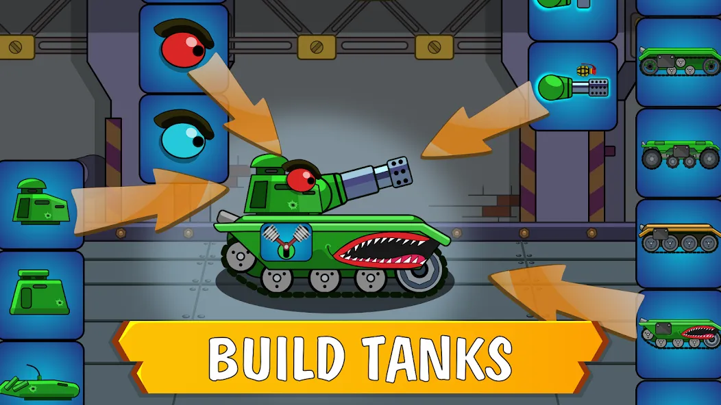 TankCraft – War Tank Battles [MOD: много денег и мощные танки] Screenshot 1