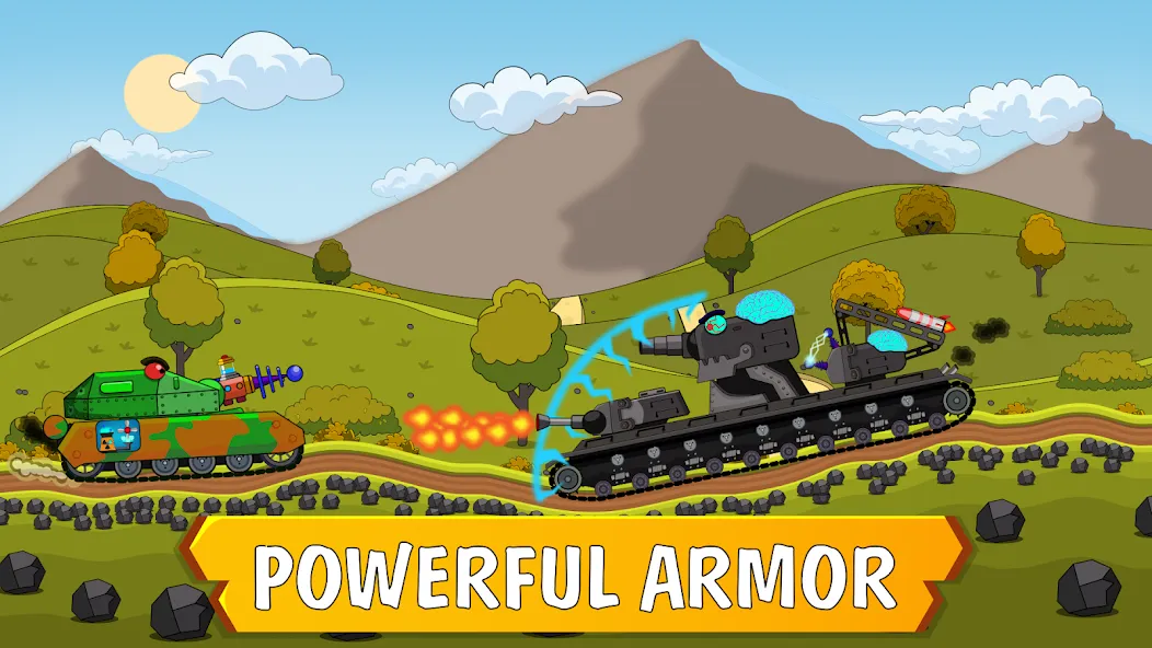 TankCraft – War Tank Battles [MOD: много денег и мощные танки] Screenshot 2